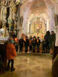 Die SVE Gruppe in der Kirche