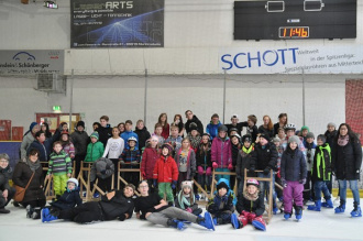 Eislaufen in der Mitterteicher Eishalle